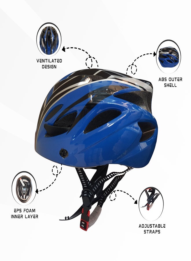 ENDLESS  EL1051 Cycle and Skates Helmet with Adjustable Strap and Comfortable Inner Cushioning – Designed for Adults, Women, and Men – Durable Polycarbonate and EPS Construction  - Image 3