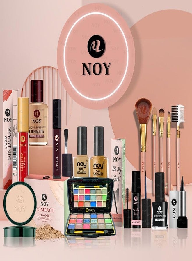 NOY Vivid Visions Color Popping Makeup Kits Set Vibrant and Striking Looks 100% Waterproof, Long Lasting & Smudge Proof NO#161 (Pack of-15) - Image 1