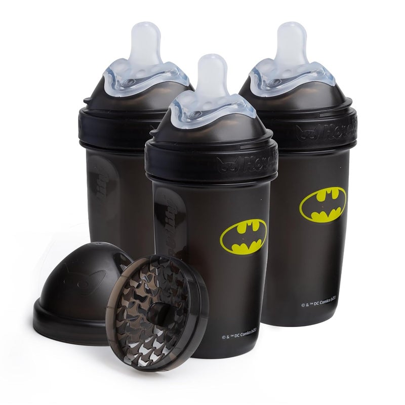 Herobility Batman DC Comics  Herobility Double AntiColic Baby Bottles  85 fl oz240ml  3Pack - Image 1