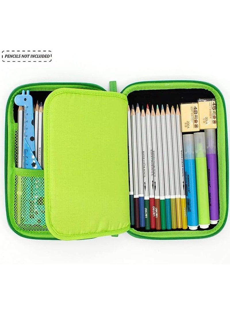 عام حقيبة قلم للأولاد، منظم لطيف للمستلزمات المدرسية مع سحاب، حقيبة قلم بسعة كبيرة، صندوق منظم لمستلزمات المدرسة، حافظة قلم للأطفال والمراهقين. - Image 3