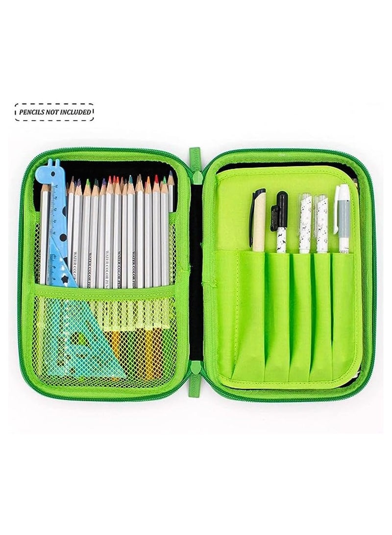 عام حقيبة قلم للأولاد، منظم لطيف للمستلزمات المدرسية مع سحاب، حقيبة قلم بسعة كبيرة، صندوق منظم لمستلزمات المدرسة، حافظة قلم للأطفال والمراهقين. - Image 4