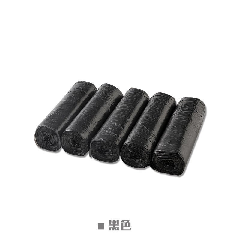 Household Thickeneded Flat Mouth Garbage Bag Five-Roll Thickeneded Point-Break Disposable Plastic Bag Five-Roll Garbage Bag - Image 5