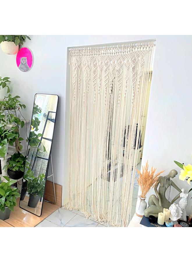 Bluejw Factory Handmade Cotton Rope Woven Tapestry Door Curtain Fabric Home Decoration Curtain Variety Of Nordic Bohemian Style  - Image 4