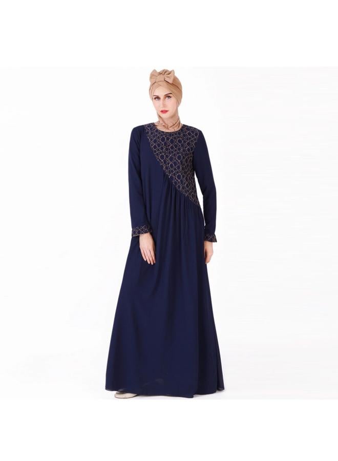 Generic 92 8 New Muslim Women's Gown Dress Lace Ethnic Clothing Spot