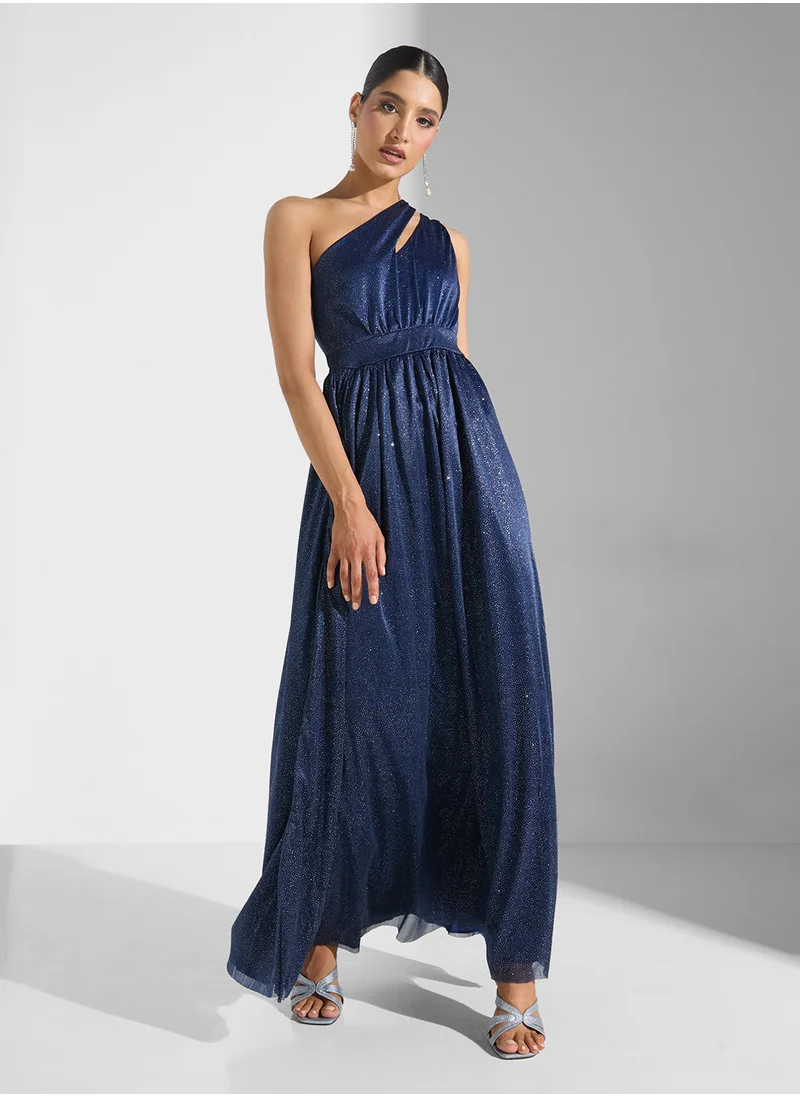 Ella Limited Edition One Shoulder Shimmer  Dress