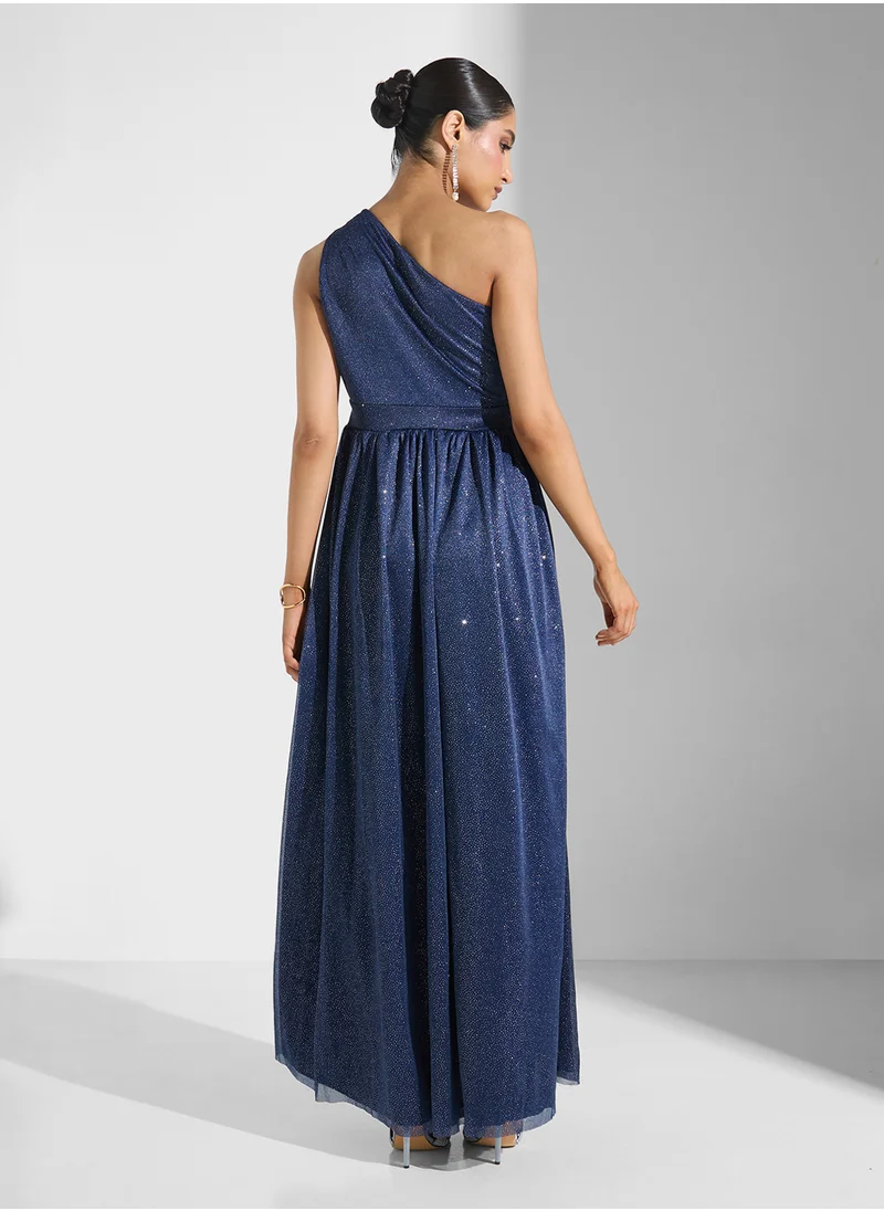 Ella Limited Edition One Shoulder Shimmer  Dress