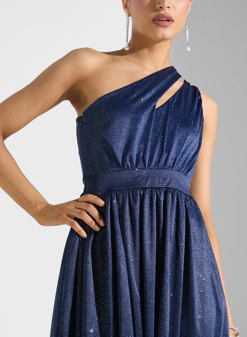 Ella Limited Edition  One Shoulder Shimmer  Dress for Women | Best Price UAE