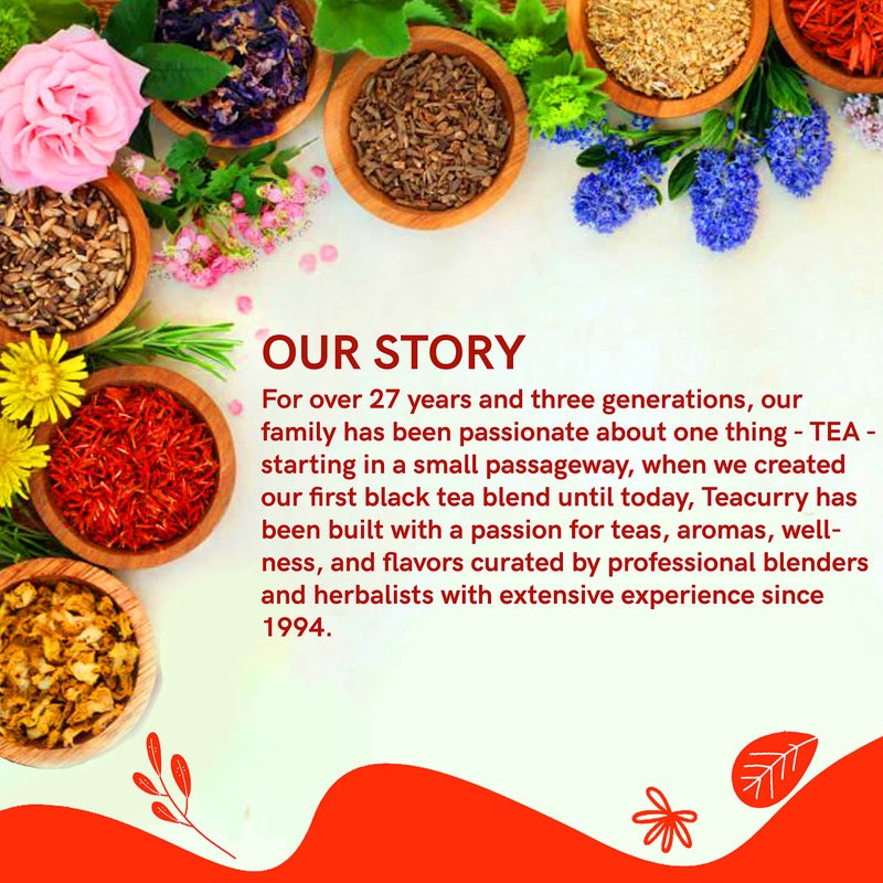 TEACURRY Jasmine Flower Tea (1 Month Pack, 100 Grams) - Helps in Weight Loss, Skin Glow, Stress Relief - Image 4