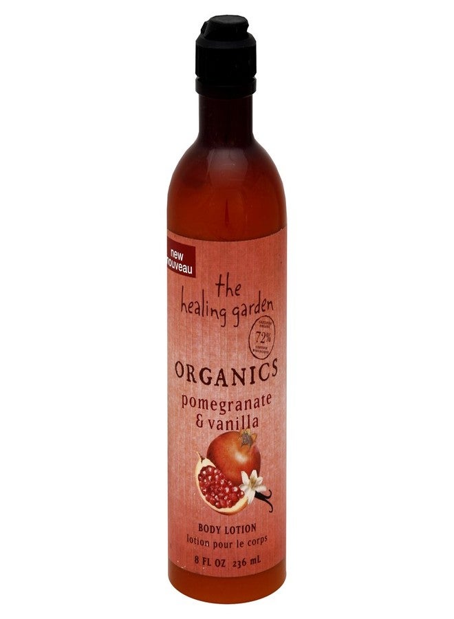 HEALING GARDEN ORGANICS by Coty POMEGRANITE & VANILLIA BODY LOTION 8 OZ for UNISEX