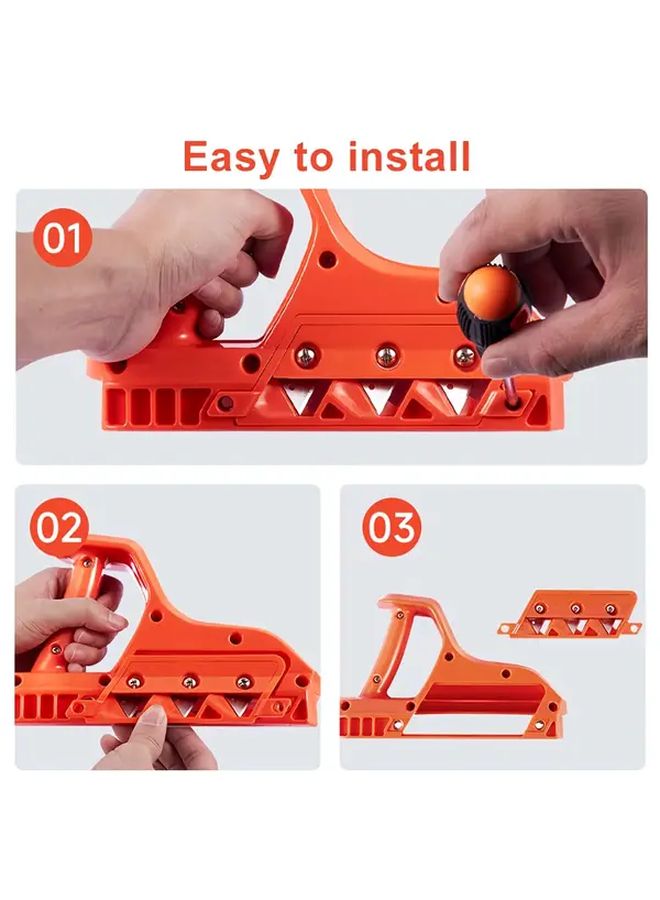 Drywall Chamfer Trimmer 45 60 Degree Manual Planer With 10 Stainless Steel Blades - Image 5