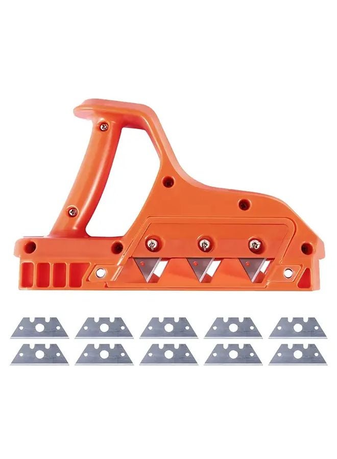 Drywall Chamfer Trimmer 45 60 Degree Manual Planer With 10 Stainless Steel Blades - Image 1