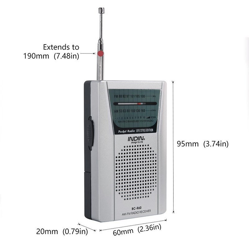 Manufacturer Mini Portable Best-Selling Multifunctional Am Fm Radio For The Elderly - Image 3