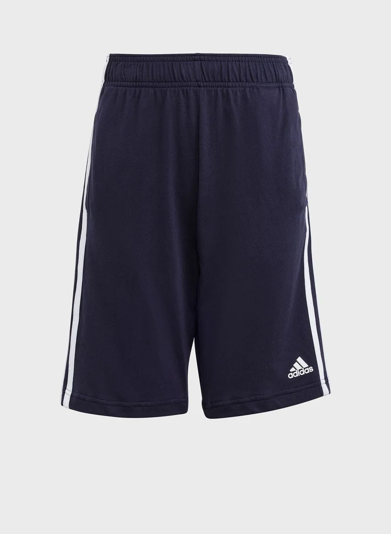adidas 3 خطوط متماسكة السراويل
