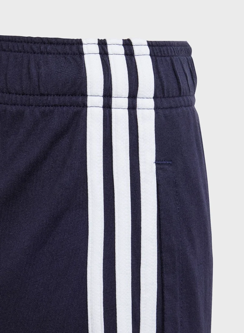 adidas 3 خطوط متماسكة السراويل