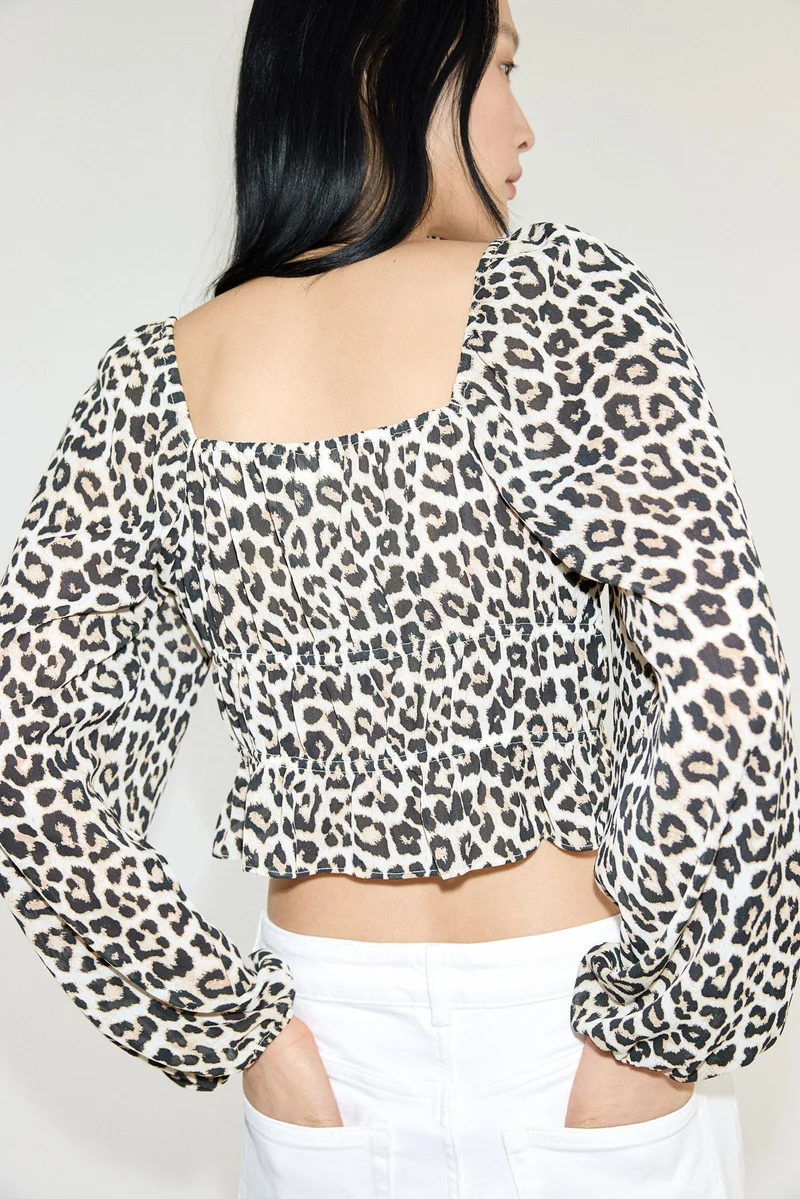 اتش اند ام Crinkled blouse