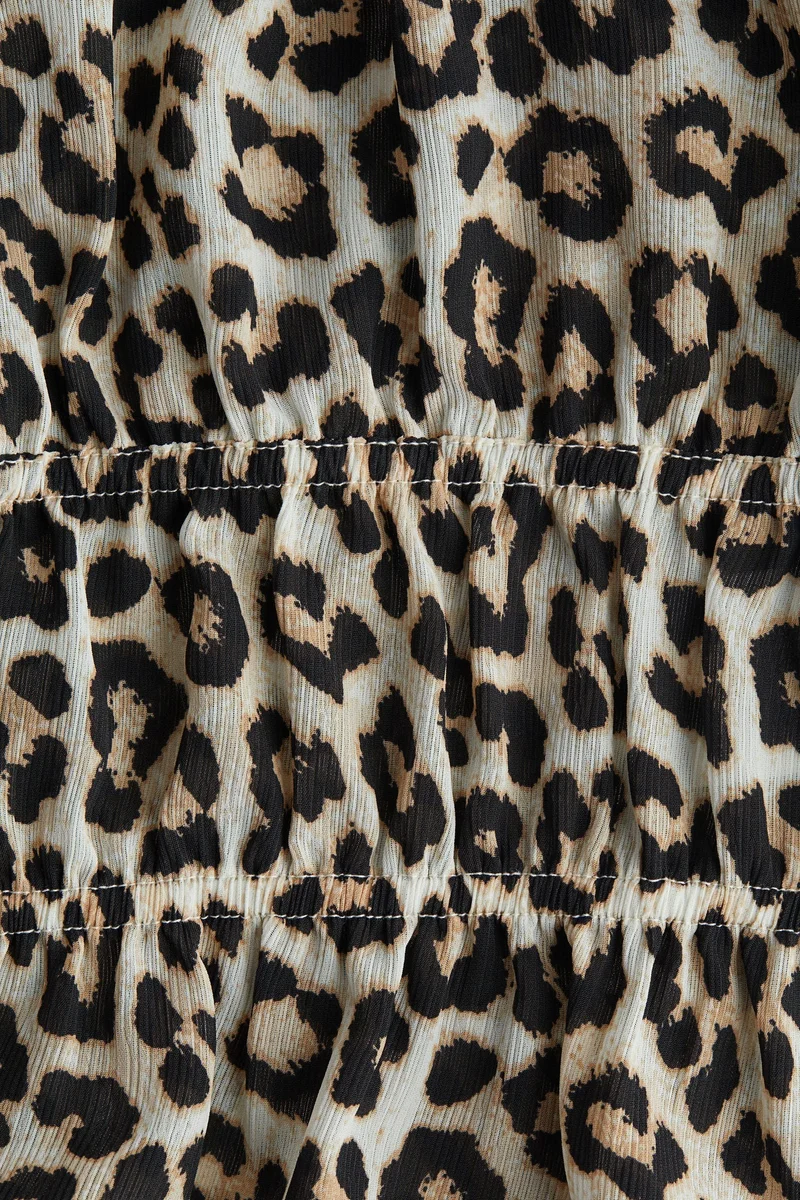 اتش اند ام بلوزة مجعدة