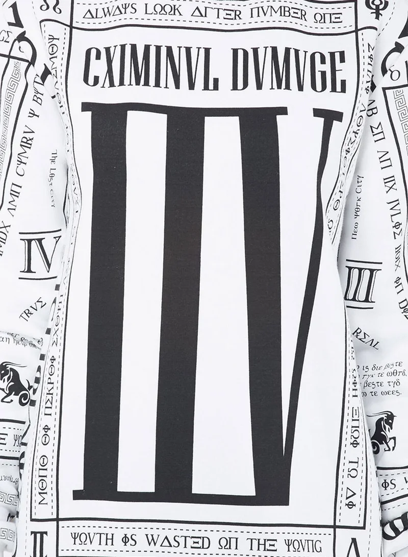 CRIMINAL DAMAGE Scorpian Long Line Sweater