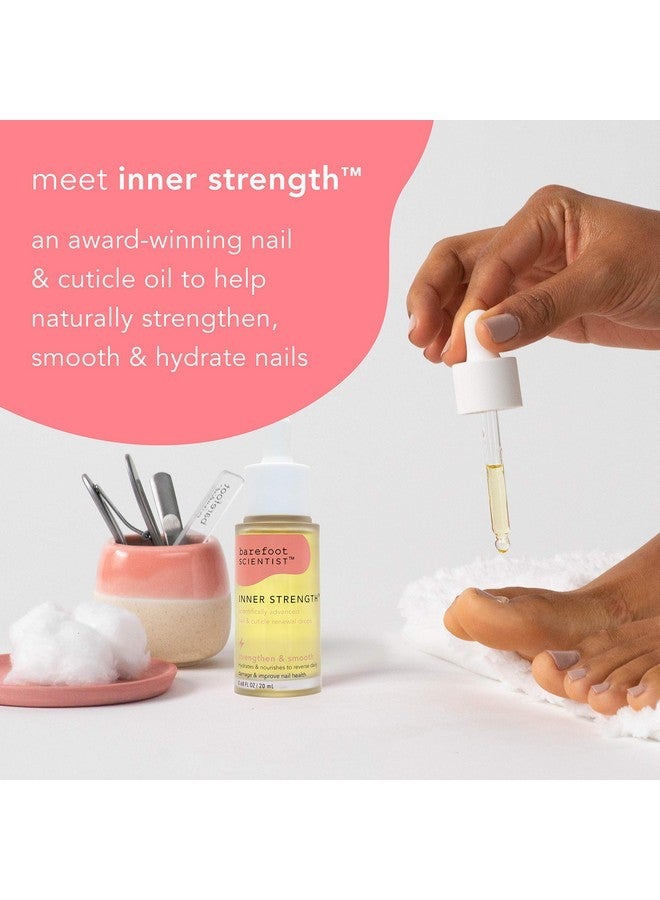 Barefoot Scientist Inner Strength Nail And Cuticle Renewal Drops, Award-Winning Cuticle Oil For Fingernails And Toenails Clear, 20 Ml - Image 2