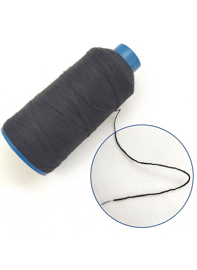 BLUPLE - Professional Thick Weaving Thread 1 Pc For Making Wig Sewing Hair Weft Hair Weave Extension Black (1Pc Black Thread) - Image 1