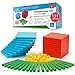 Simply magic 131 PCS Base Ten Blocks for Math  Place Value Blocks Base 10 Math Manipulatives K3 Math Counters Number Blocks Math Cubes for Kids Counting Blocks  Kindergarten 1st 2nd 3rd Grade - Image 4