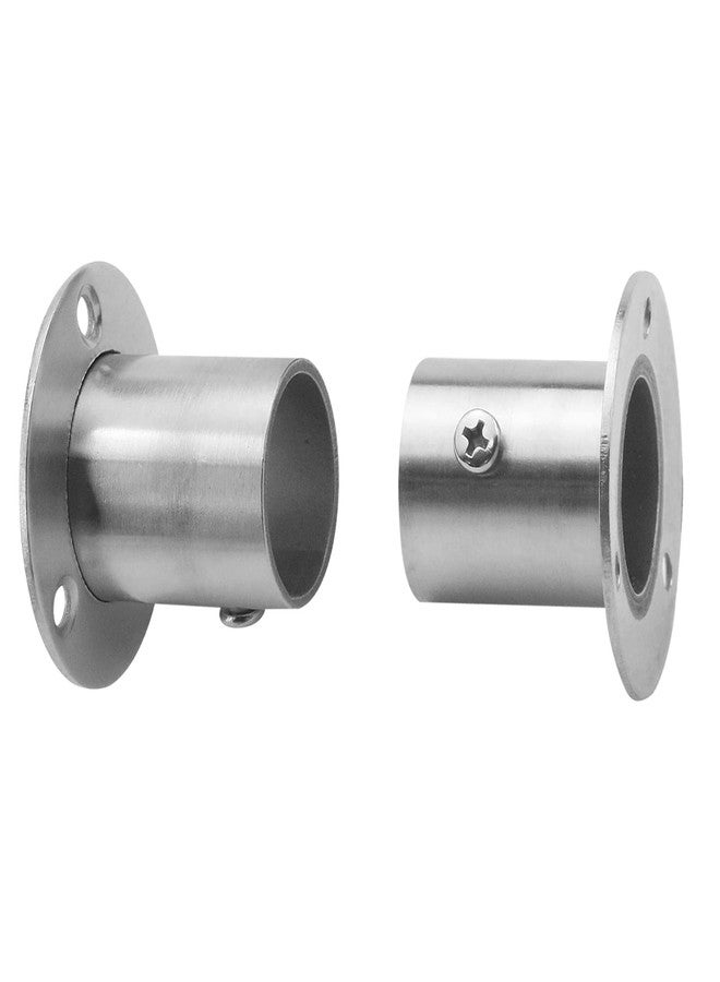 Antrader 4-Pack Stainless Steel Closet Rod Flange- 1 Inch Dia. Adjustable Socket Bracket Support Holder for Pipe - Image 4