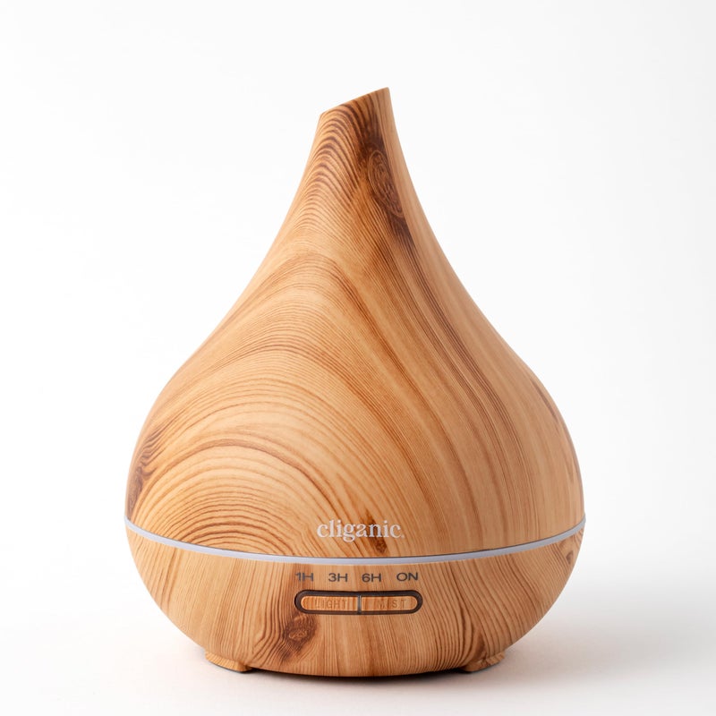 Cliganic Ultrasonic Aromatherapy Diffuser, 400ml Ultrasonic for Essential Oils Aromatherapy, Home & Office - Image 2