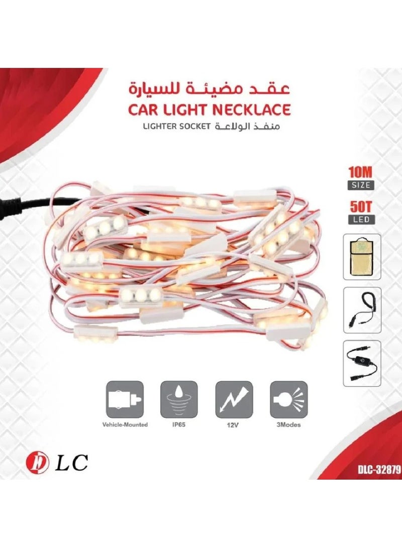 DLC 3-lens bulb necklace 10 meters + divider DLC-32879  - Image 1