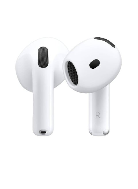 Wireless AirPods 4 Earbuds | Bluetooth Headphones with H2 Chip, Sweat & Water Resistant, USB-C Case, Personalized Spatial Audio, Up to 30 Hours Battery Life