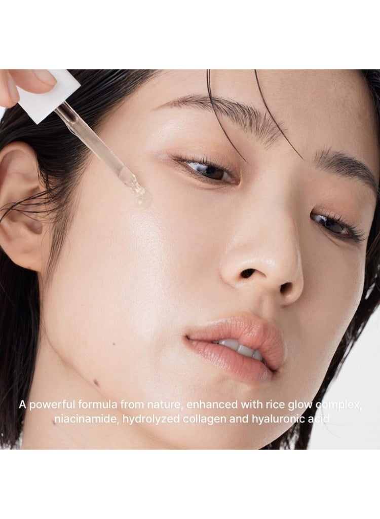 أرينسيا Arencia Rice Mucin Glow Serum مع الكولاجين وحمض الهيالورونيك والنياسيناميد – سيروم كوري للإشراقة والترطيب والامتلاء وتفتيح البشرة - Image 5