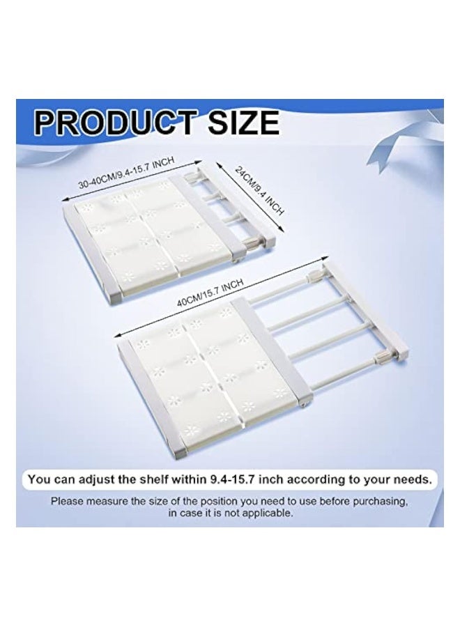 2Pcs Shelf Dividers, Scalable Layered Separator, Adjustable Storage Rack Shelf, Locker Shelf Organizer, Shelf Divider for Clothes Purses Separators, Expandable Closet Shelves Tension Shelf and Rod  - Image 5