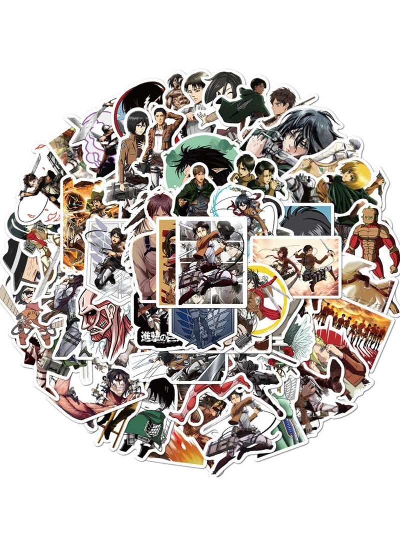 عام بانغبانغسينغ هجوم على تيتان ملصقات 100 قطعة - Image 2