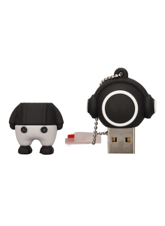 Thoraya PVC Music Man Cartoon USB Flash Drive Car High Speed USB Flash Drive Black 64G  - Image 4