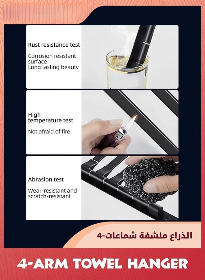 قائمة المنتجات ذات الصلة منشفة الدوار رف الجدار المثبتة,قضبان منشفة الحمام,أرجحة خارج منشفة السكك الحديدية مع الخطائق,الفولاذ المقاوم للصدأ للطي منشفة الدوار بار رف,تدوير ذراع ملابس شنق حامل,توفير المساحة كرات دش شنق - Image 2