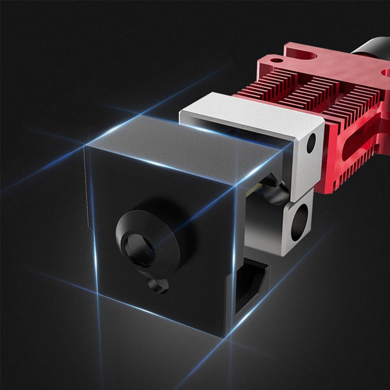 3D Printer Extruder Hotend Kit Pre-Assembled All Metal Design - High Temp Resistance Up To 260 ℃ Smooth Extrusion for Creality CR-6 SE 3D Printer - Image 3
