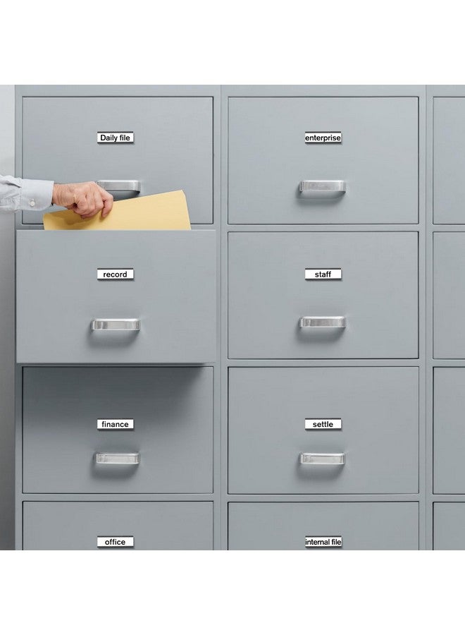 ماكسجير أصحاب التسمية المغناطيسية قناة C 3 × 1 30 حزمة شرائط مغناطيسية قابلة لإعادة الاستخدام علامات اسم المغناطيس لخزانة الرف أداة صندوق المنزل مكتب الثلاجة السبورة - Image 5