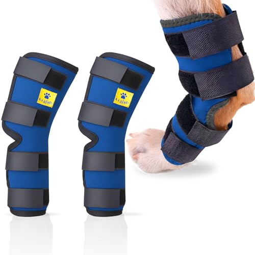 A+a Pets' MAA' Hock Joint Support Brace Compression Wrap for Dogs | for Arthritis, Injury, Sprain & Weak Front or Hind Legs (1 Pair, S) - Image 1