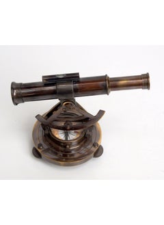 APAX APAX Premium Brass Nautical Alidade Telescope with Compass Survey Instruments Antique Maritime Navigation Tool Precision for Collectors and Adventurers  - Image 4