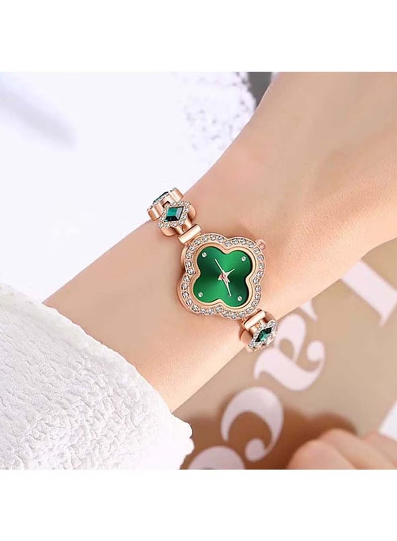 Haoyou 4 Pcs Women Wrist Watches Set,Unique Women Gift,Leisure Versatile Watch - Image 2
