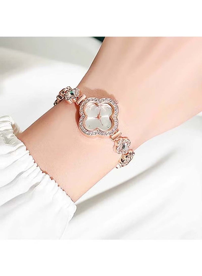 Haoyou 4 Pcs Women Wrist Watches Set,Unique Women Gift,Leisure Versatile Watch - Image 3