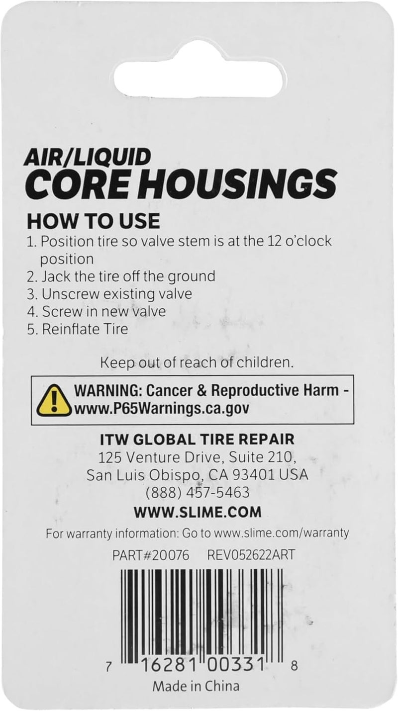 Slime 20076 Tractor Core Hosuing Valves - TR218A / TR618A - Image 2