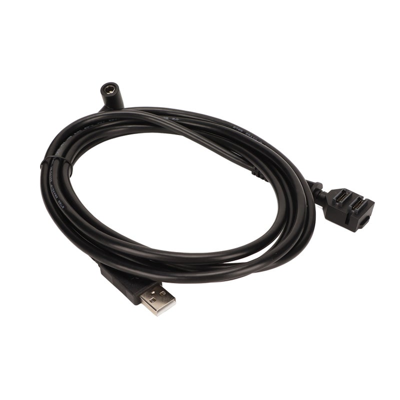 USB Cable for Verifone VX805 VX820 Dual 14pin IDC DC5521 Female Power Supply to USB 2.0 AM 480Mbps PVC Scan Extension Cable - Image 2