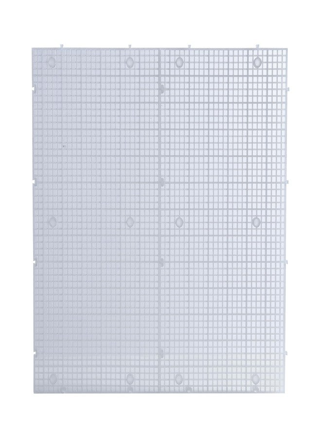 ALEGI Plastic Grid Divider Tray Egg Crate Louvre Aquarium Fish Tank Bottom Isolation with Bracket (4pcs) - Image 3