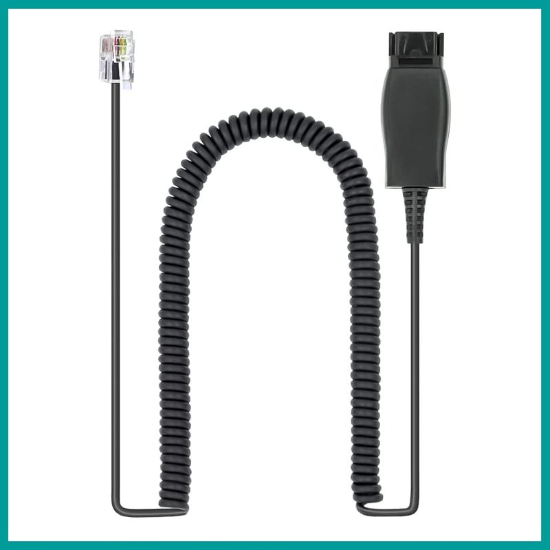 daily headset Avaya Headset HD Voice with HIS Adapter Compatible with Avaya 1600, 9600, J100 Series Phones Model, Plus 3.5mm Adapter for Smartphone - Image 5