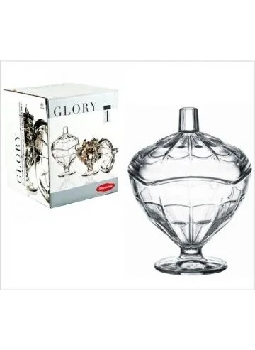 Paşabahçe Glory 2 Pieces Glass Sugar Bowl 98585