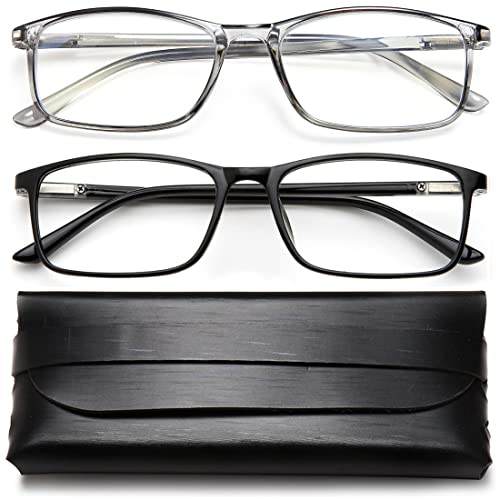 YTDBNS Reading Glasses for Women and Men, Rectangular Readers, Blue Light Blocking Computer Reading Glasses for Work and Daily Use - Image 1