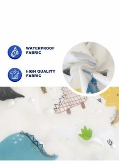 KASTWAVE Baby Waterproof Sleeved Bib, Long Sleeve for Toddler, 3 Pack Infant Art Smock Apron 6-36 Months  - Image 3
