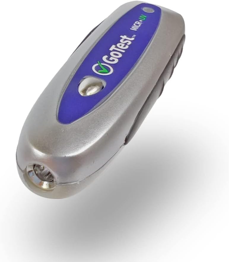 VersaCheck GTMS-1226 Gotest Check Compliance Tester and Counterfeit Detector for Checks, Currency and ID's, Blue - Image 2