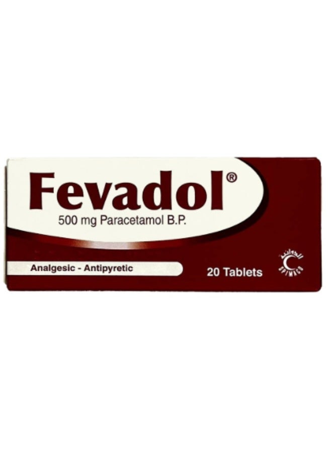 Fevadol 500mg Tablet 20s