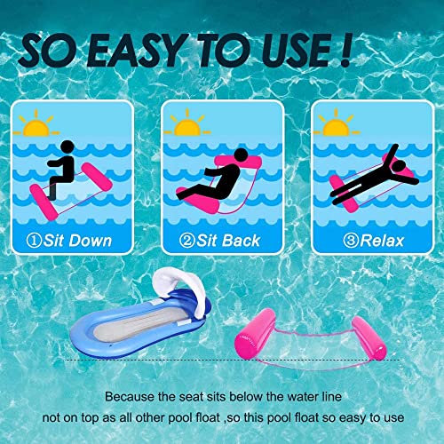 ANAB GI Swimming Pool Float Hammock Water Hammock, Lightweight Inflatable Pool Floats, Lounge Rafts, Swimming Floating Chair for Teens & Adults - Image 4