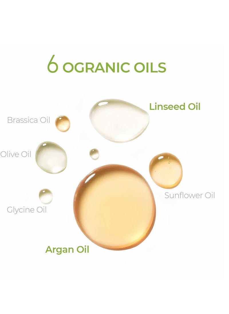 TYMO TYMO Argan Hair Oil Spray - Hydrating Veganic Natural 6 Blend Oil for Frizzy & Dry Hair, Organic Pure Formula, Daily Use Hair Treatment, Smooth Damaged Ends, Olive Oil & Vitamin E Infused, Pack of 3  - Image 4